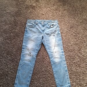 Men's Light Blue American Eagle Pants